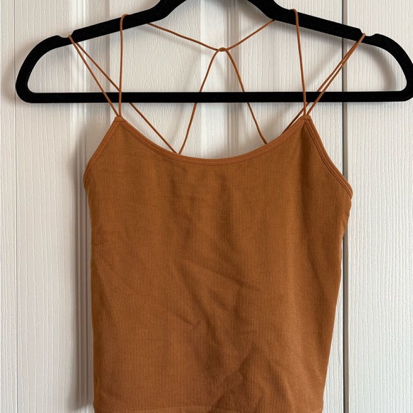 Chic Tan Spaghetti Strap Camisole - Picture 1 of 2